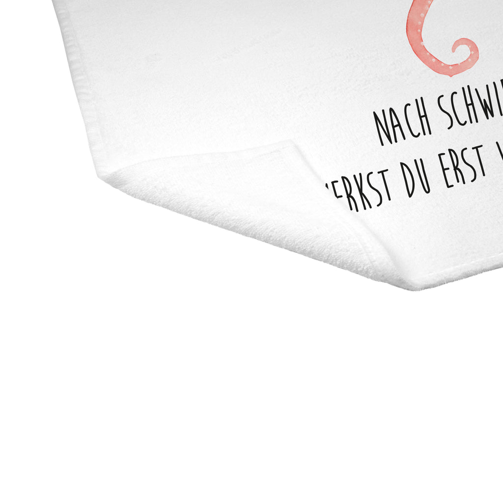 Gäste Handtuch Tintenfisch Gästetuch, Reisehandtuch, Sport Handtuch, Frottier, Kinder Handtuch, Tiermotive, Gute Laune, lustige Sprüche, Tiere, Meer, Meerestier, Krake, Tintenfisch, Arme, Wasser, Ozean