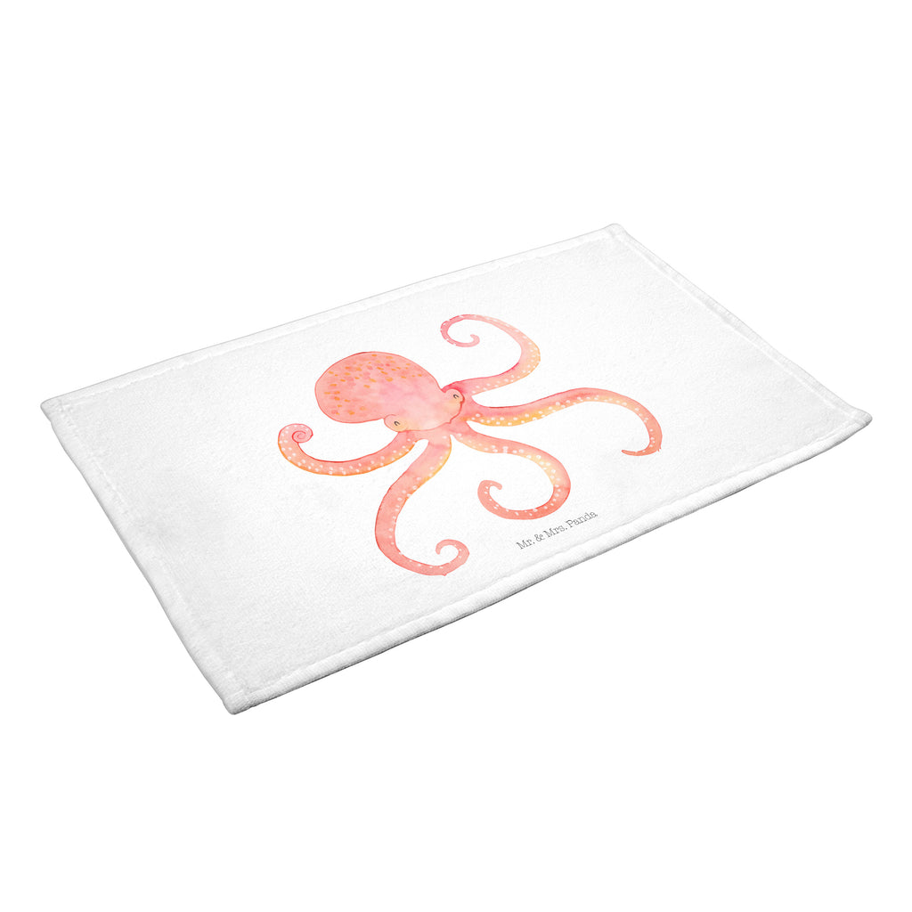 Gäste Handtuch Tintenfisch Gästetuch, Reisehandtuch, Sport Handtuch, Frottier, Kinder Handtuch, Tiermotive, Gute Laune, lustige Sprüche, Tiere, Meer, Meerestier, Krake, Tintenfisch, Arme, Wasser, Ozean