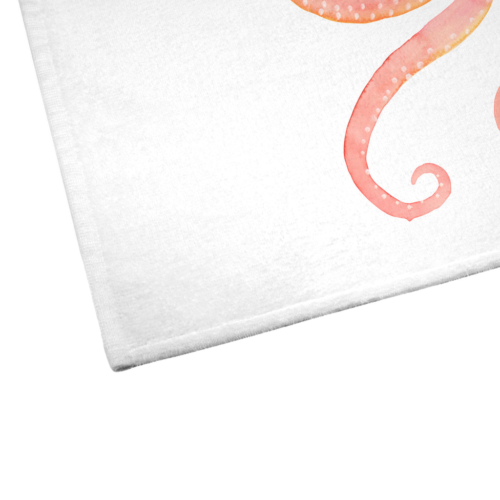 Gäste Handtuch Tintenfisch Gästetuch, Reisehandtuch, Sport Handtuch, Frottier, Kinder Handtuch, Tiermotive, Gute Laune, lustige Sprüche, Tiere, Meer, Meerestier, Krake, Tintenfisch, Arme, Wasser, Ozean