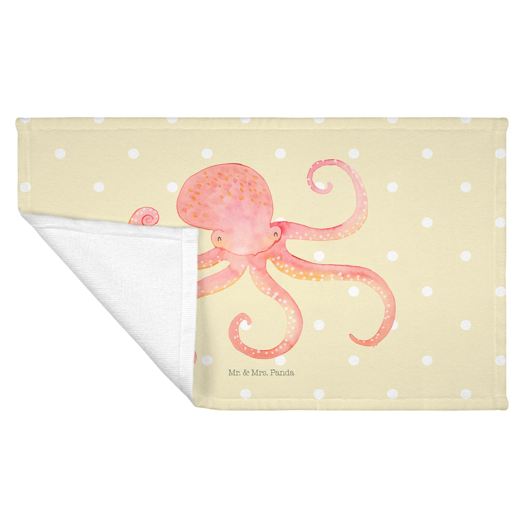 Gäste Handtuch Tintenfisch Gästetuch, Reisehandtuch, Sport Handtuch, Frottier, Kinder Handtuch, Tiermotive, Gute Laune, lustige Sprüche, Tiere, Meer, Meerestier, Krake, Tintenfisch, Arme, Wasser, Ozean