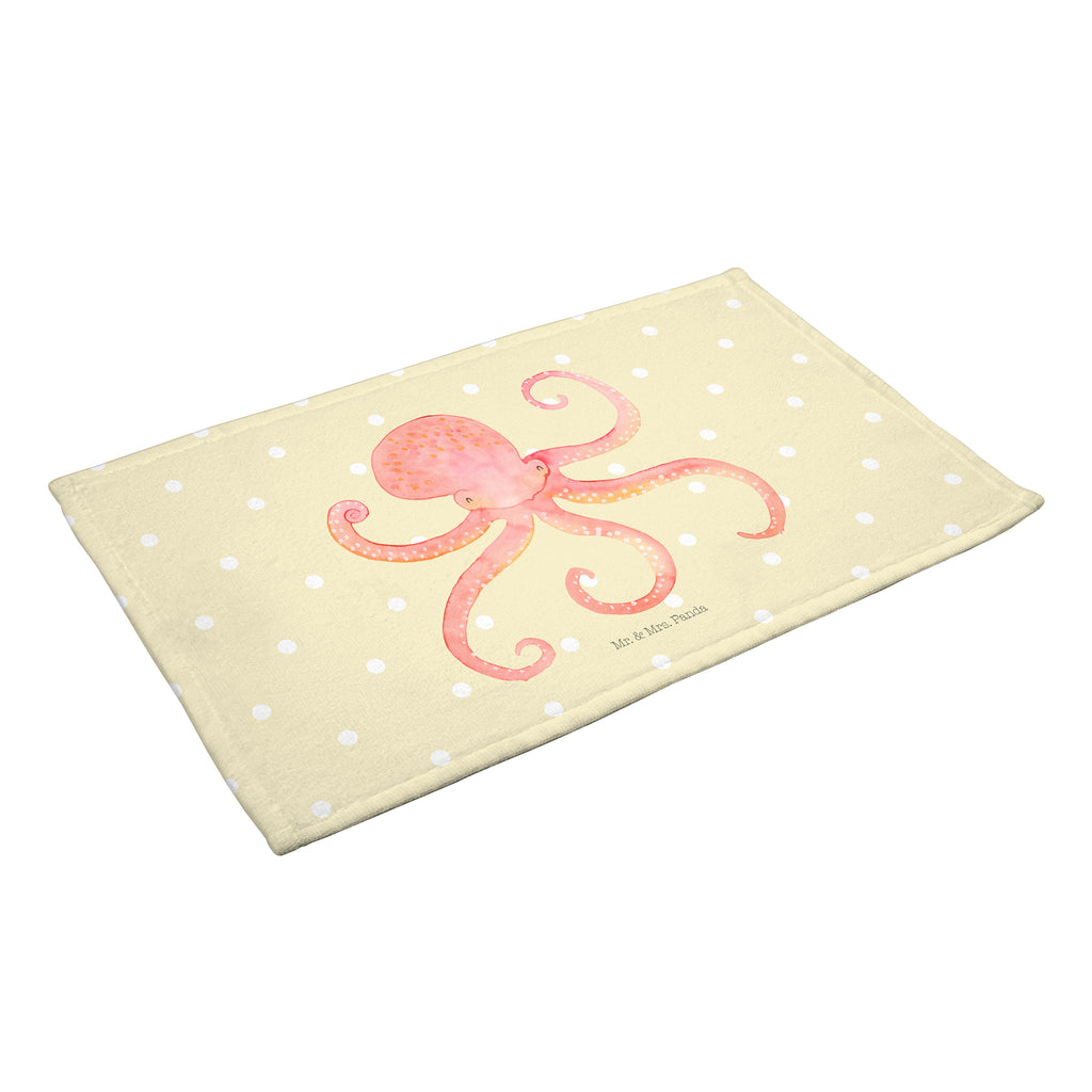 Gäste Handtuch Tintenfisch Gästetuch, Reisehandtuch, Sport Handtuch, Frottier, Kinder Handtuch, Tiermotive, Gute Laune, lustige Sprüche, Tiere, Meer, Meerestier, Krake, Tintenfisch, Arme, Wasser, Ozean
