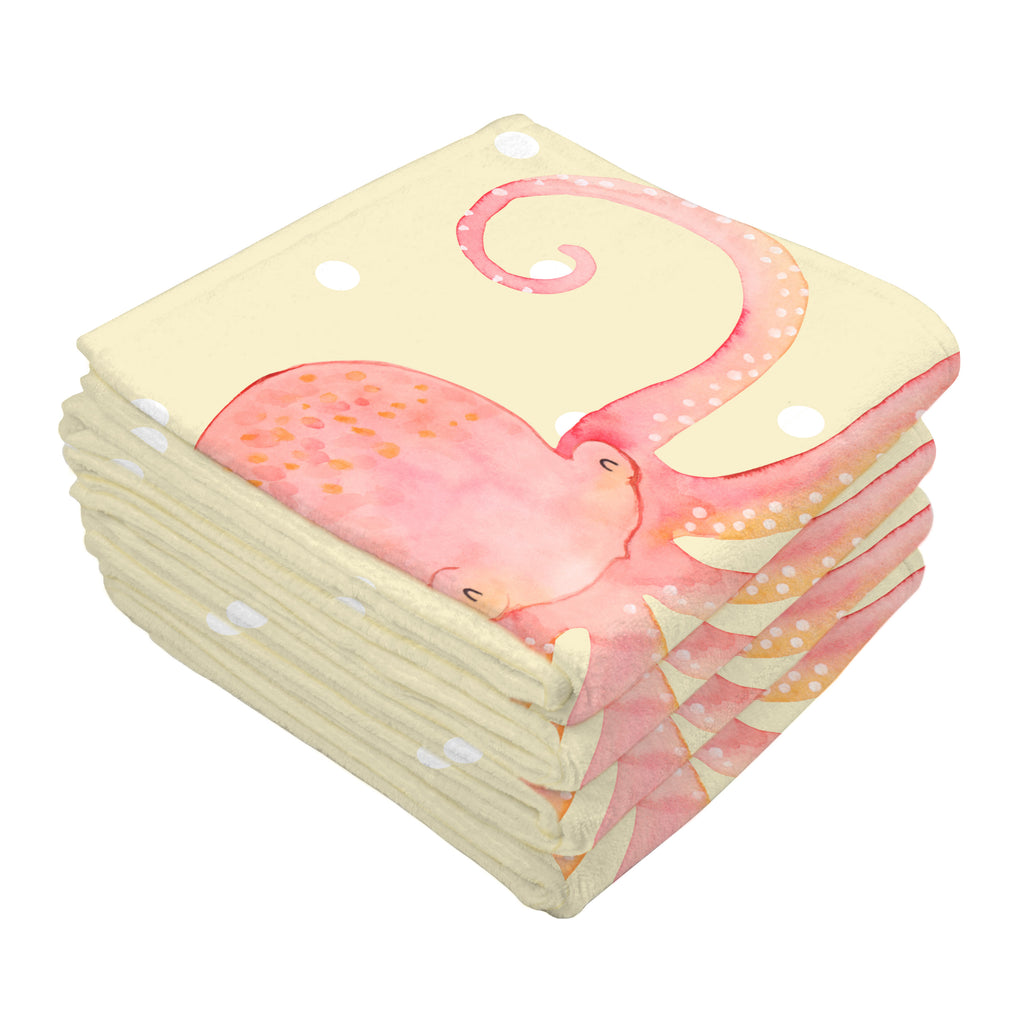 Gäste Handtuch Tintenfisch Gästetuch, Reisehandtuch, Sport Handtuch, Frottier, Kinder Handtuch, Tiermotive, Gute Laune, lustige Sprüche, Tiere, Meer, Meerestier, Krake, Tintenfisch, Arme, Wasser, Ozean