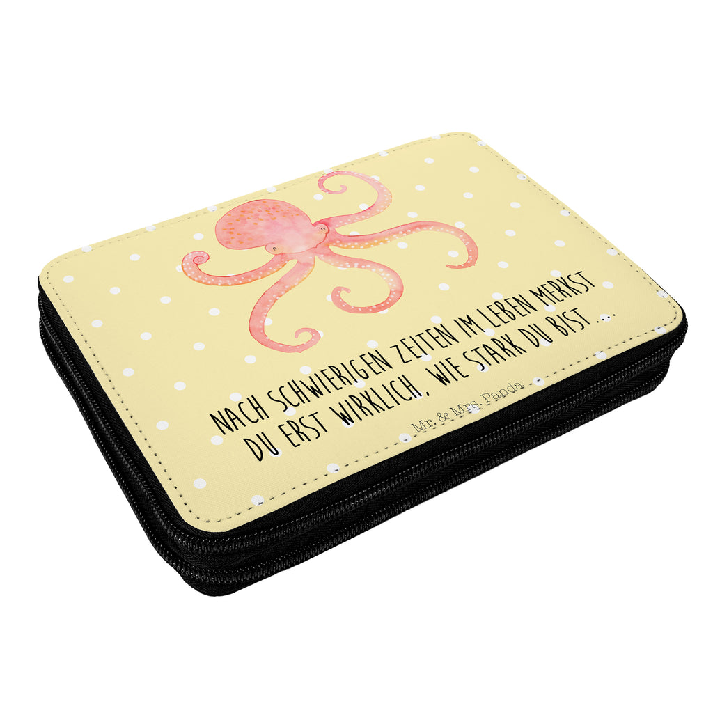 Federmappe Tintenfisch Federmappe, Stiftetasche, Stifte Etui, Schule, Einschulung, Geschenk, Kind, Schüler, Schülerin, Stifterolle, Federmäppchen, Motiv, Grundschule, Federmäppchen bedruckt, Büro Stifte Etui, Bestückte Federmappe, Kinder Federmappe, Federmappe Einschulung, Tiermotive, Gute Laune, lustige Sprüche, Tiere, Meer, Meerestier, Krake, Tintenfisch, Arme, Wasser, Ozean