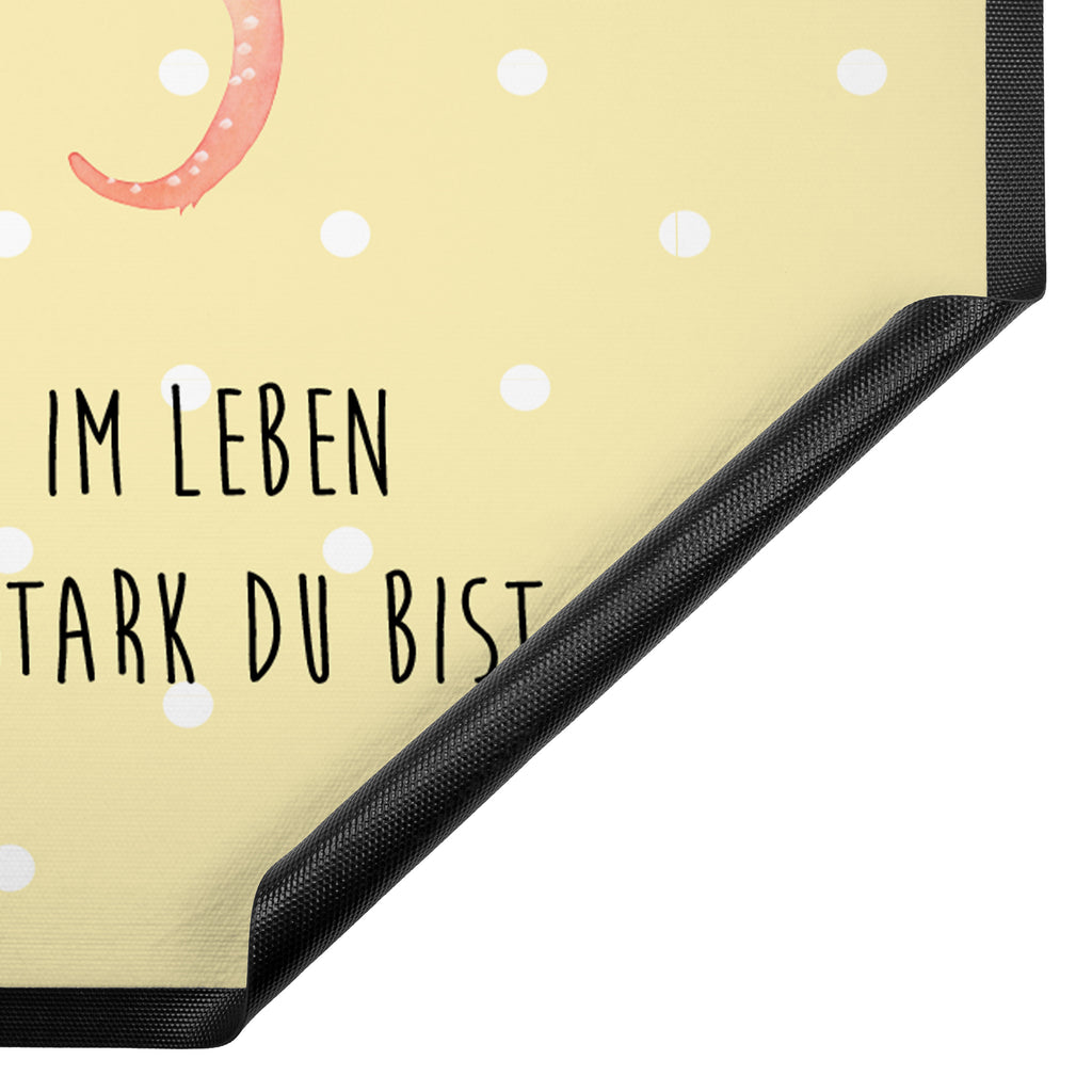 Fußmatte Tintenfisch Meer, Meerestier, Krake, Tintenfisch, Arme, Wasser, Ozean Türvorleger, Schmutzmatte, Fußabtreter, Matte, Schmutzfänger, Fußabstreifer, Schmutzfangmatte, Türmatte, Motivfußmatte,  Haustürmatte, Vorleger  süße Tiermotive, gute Laune, lustige Sprüche, Tiere