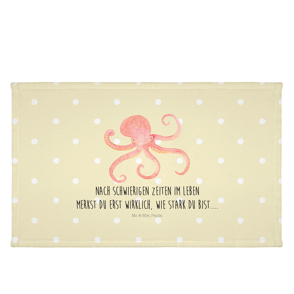 Gäste Handtuch Tintenfisch Gästetuch, Reisehandtuch, Sport Handtuch, Frottier, Kinder Handtuch, Tiermotive, Gute Laune, lustige Sprüche, Tiere, Meer, Meerestier, Krake, Tintenfisch, Arme, Wasser, Ozean