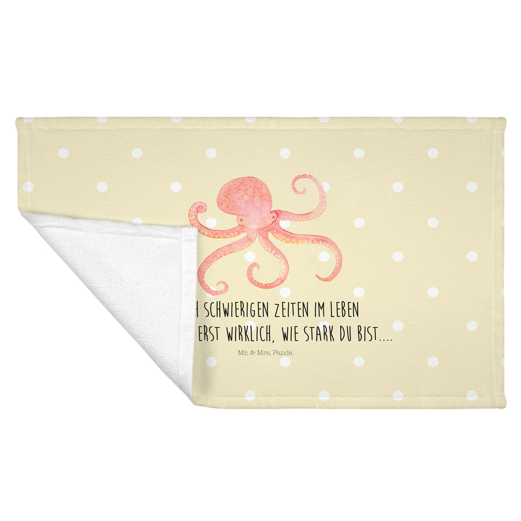 Gäste Handtuch Tintenfisch Gästetuch, Reisehandtuch, Sport Handtuch, Frottier, Kinder Handtuch, Tiermotive, Gute Laune, lustige Sprüche, Tiere, Meer, Meerestier, Krake, Tintenfisch, Arme, Wasser, Ozean