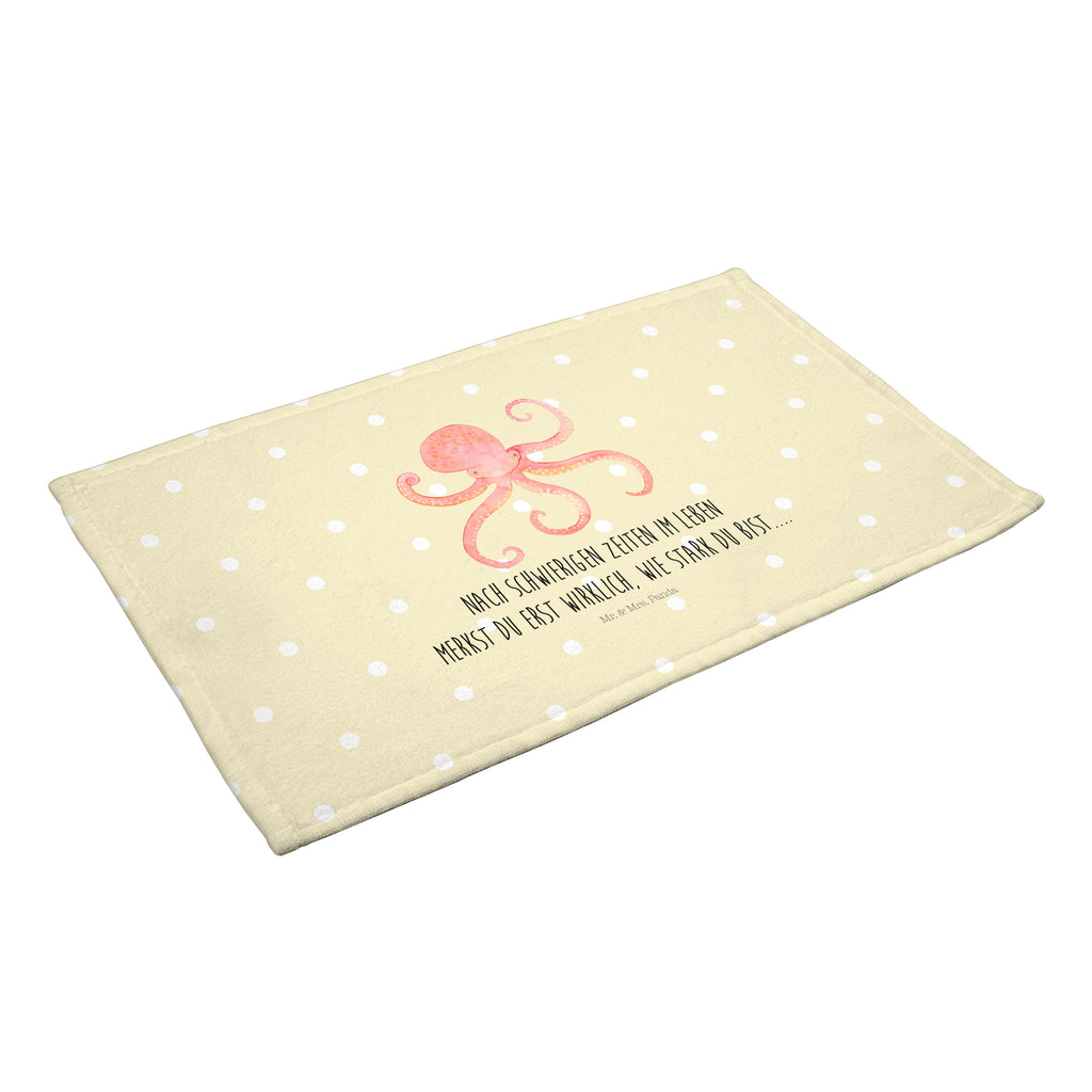 Gäste Handtuch Tintenfisch Gästetuch, Reisehandtuch, Sport Handtuch, Frottier, Kinder Handtuch, Tiermotive, Gute Laune, lustige Sprüche, Tiere, Meer, Meerestier, Krake, Tintenfisch, Arme, Wasser, Ozean