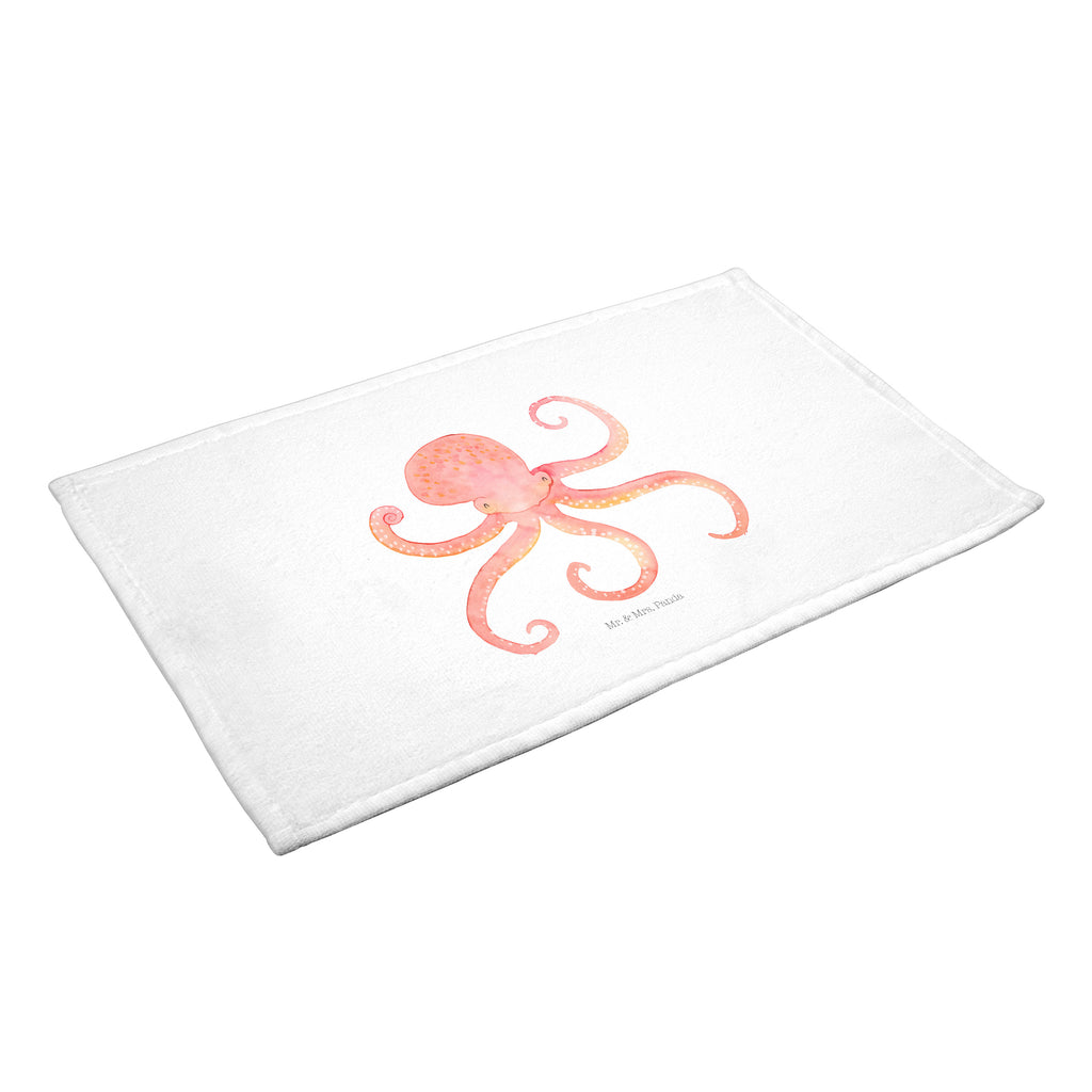 Gäste Handtuch Tintenfisch Gästetuch, Reisehandtuch, Sport Handtuch, Frottier, Kinder Handtuch, Tiermotive, Gute Laune, lustige Sprüche, Tiere, Meer, Meerestier, Krake, Tintenfisch, Arme, Wasser, Ozean