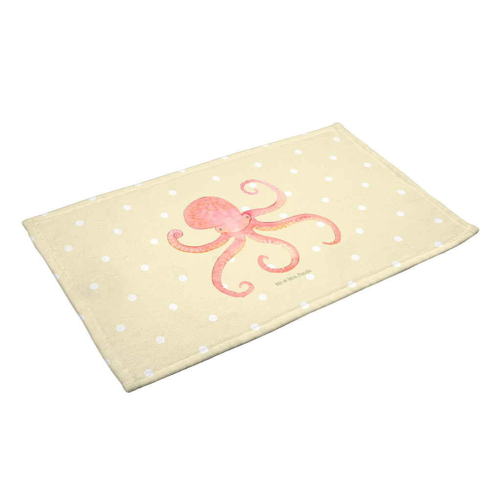 Gäste Handtuch Tintenfisch Gästetuch, Reisehandtuch, Sport Handtuch, Frottier, Kinder Handtuch, Tiermotive, Gute Laune, lustige Sprüche, Tiere, Meer, Meerestier, Krake, Tintenfisch, Arme, Wasser, Ozean