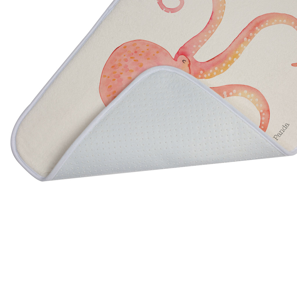 Badvorleger Tintenfisch Badematte, Badteppich, Duschvorleger, Badezimmerteppich, Badezimmermatte, Badvorleger, Duschmatte, Duschteppich, Tiermotive, Gute Laune, lustige Sprüche, Tiere, Meer, Meerestier, Krake, Tintenfisch, Arme, Wasser, Ozean