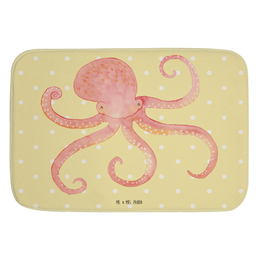 Badvorleger Tintenfisch Badematte, Badteppich, Duschvorleger, Badezimmerteppich, Badezimmermatte, Badvorleger, Duschmatte, Duschteppich, Tiermotive, Gute Laune, lustige Sprüche, Tiere, Meer, Meerestier, Krake, Tintenfisch, Arme, Wasser, Ozean