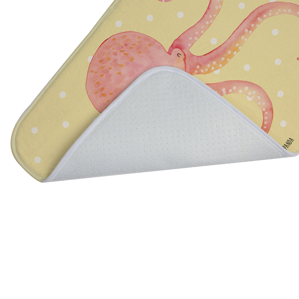 Badvorleger Tintenfisch Badematte, Badteppich, Duschvorleger, Badezimmerteppich, Badezimmermatte, Badvorleger, Duschmatte, Duschteppich, Tiermotive, Gute Laune, lustige Sprüche, Tiere, Meer, Meerestier, Krake, Tintenfisch, Arme, Wasser, Ozean