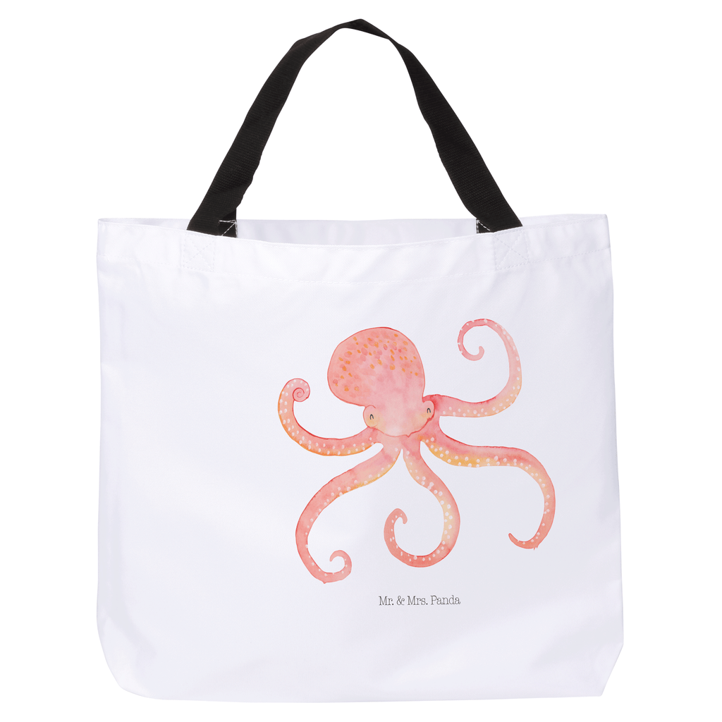 Shopper Tintenfisch Beutel, Einkaufstasche, Tasche, Strandtasche, Einkaufsbeutel, Shopper, Schultasche, Freizeittasche, Tragebeutel, Schulbeutel, Alltagstasche, Tiermotive, Gute Laune, lustige Sprüche, Tiere, Meer, Meerestier, Krake, Tintenfisch, Arme, Wasser, Ozean