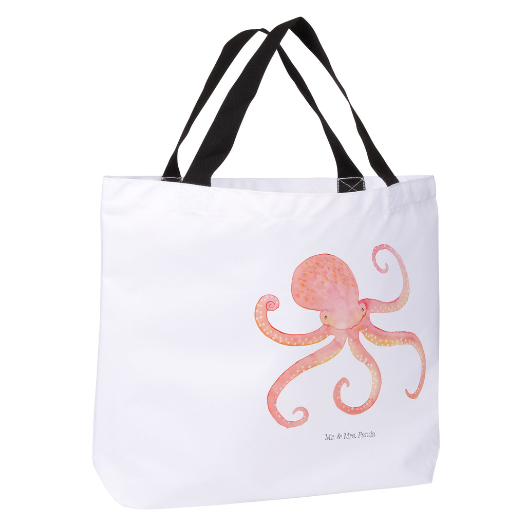 Shopper Tintenfisch Beutel, Einkaufstasche, Tasche, Strandtasche, Einkaufsbeutel, Shopper, Schultasche, Freizeittasche, Tragebeutel, Schulbeutel, Alltagstasche, Tiermotive, Gute Laune, lustige Sprüche, Tiere, Meer, Meerestier, Krake, Tintenfisch, Arme, Wasser, Ozean