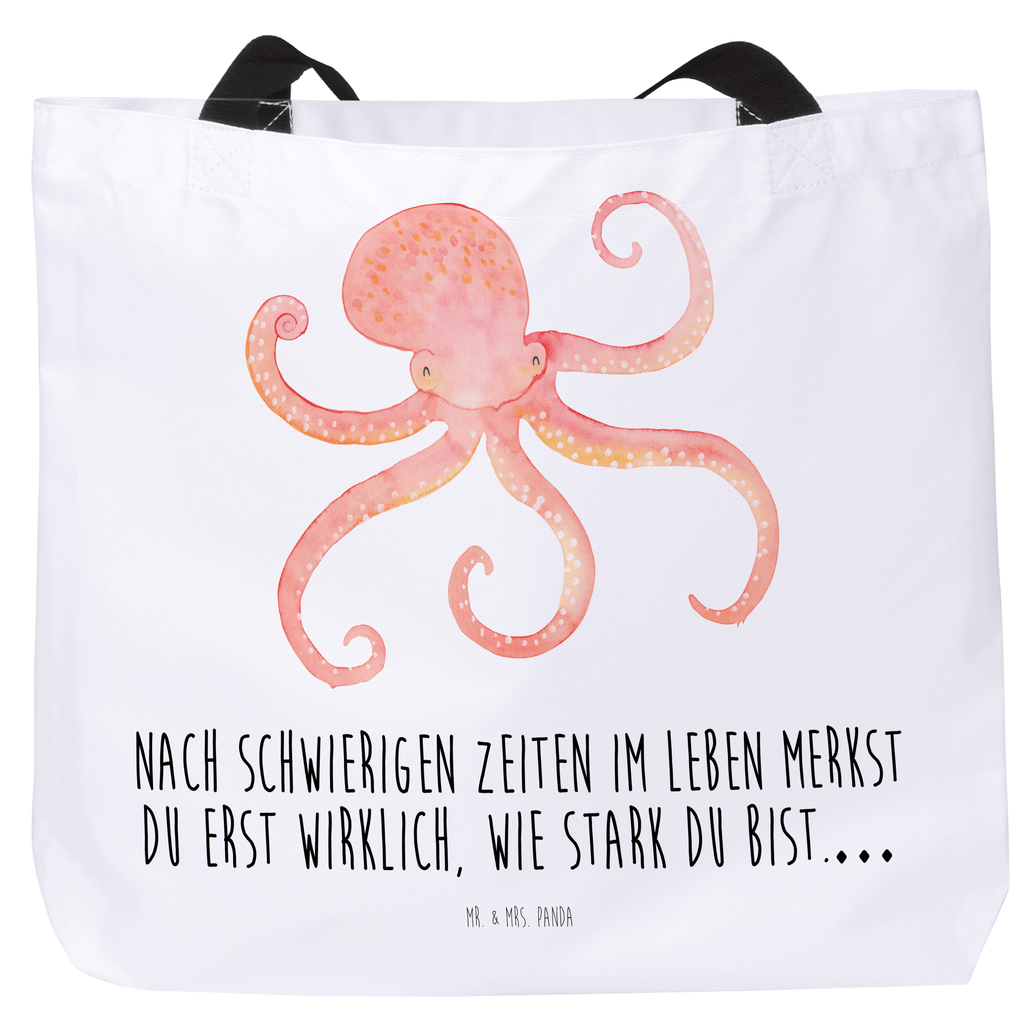 Shopper Tintenfisch Beutel, Einkaufstasche, Tasche, Strandtasche, Einkaufsbeutel, Shopper, Schultasche, Freizeittasche, Tragebeutel, Schulbeutel, Alltagstasche, Tiermotive, Gute Laune, lustige Sprüche, Tiere, Meer, Meerestier, Krake, Tintenfisch, Arme, Wasser, Ozean