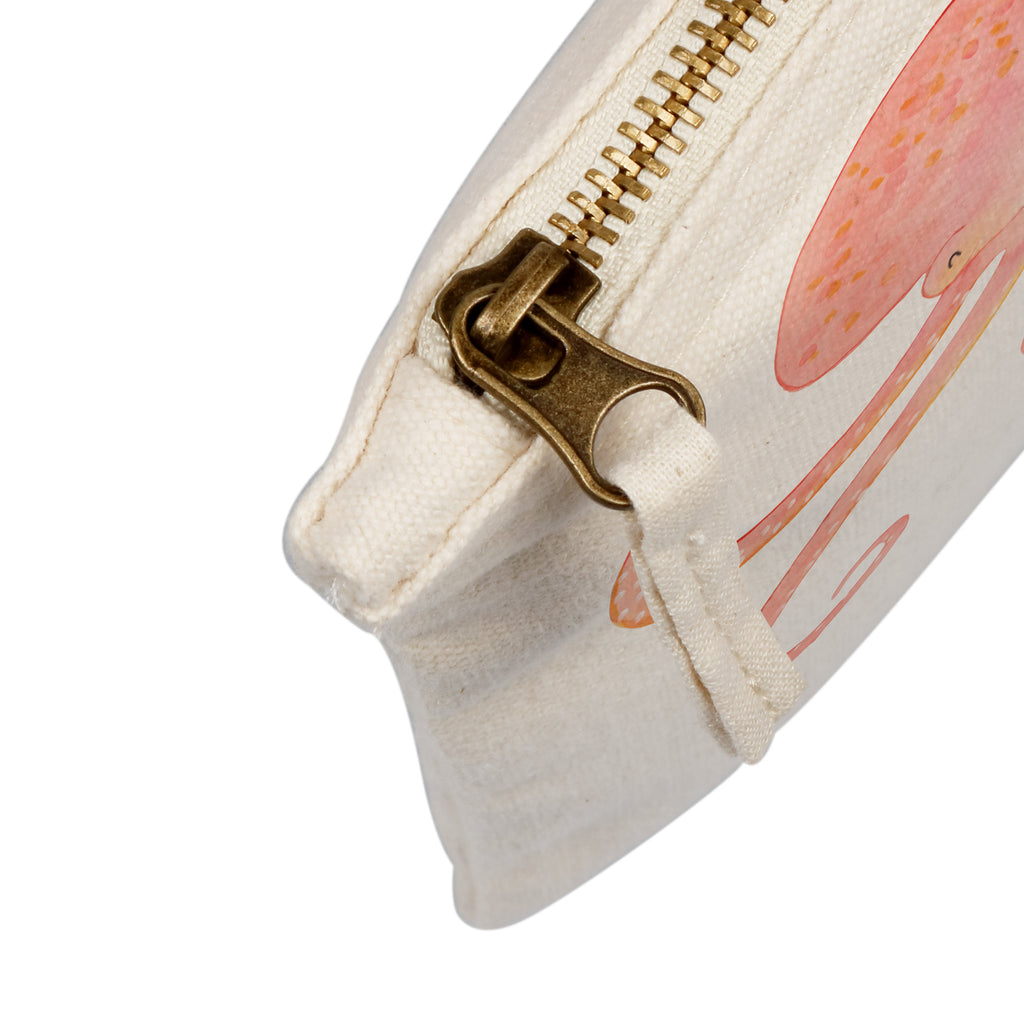 Schminktasche Tintenfisch Schminktasche, Kosmetiktasche, Kosmetikbeutel, Stiftemäppchen, Etui, Federmappe, Makeup, XXL, Schminketui, Kosmetiketui, Schlamperetui, Tiermotive, Gute Laune, lustige Sprüche, Tiere, Meer, Meerestier, Krake, Tintenfisch, Arme, Wasser, Ozean