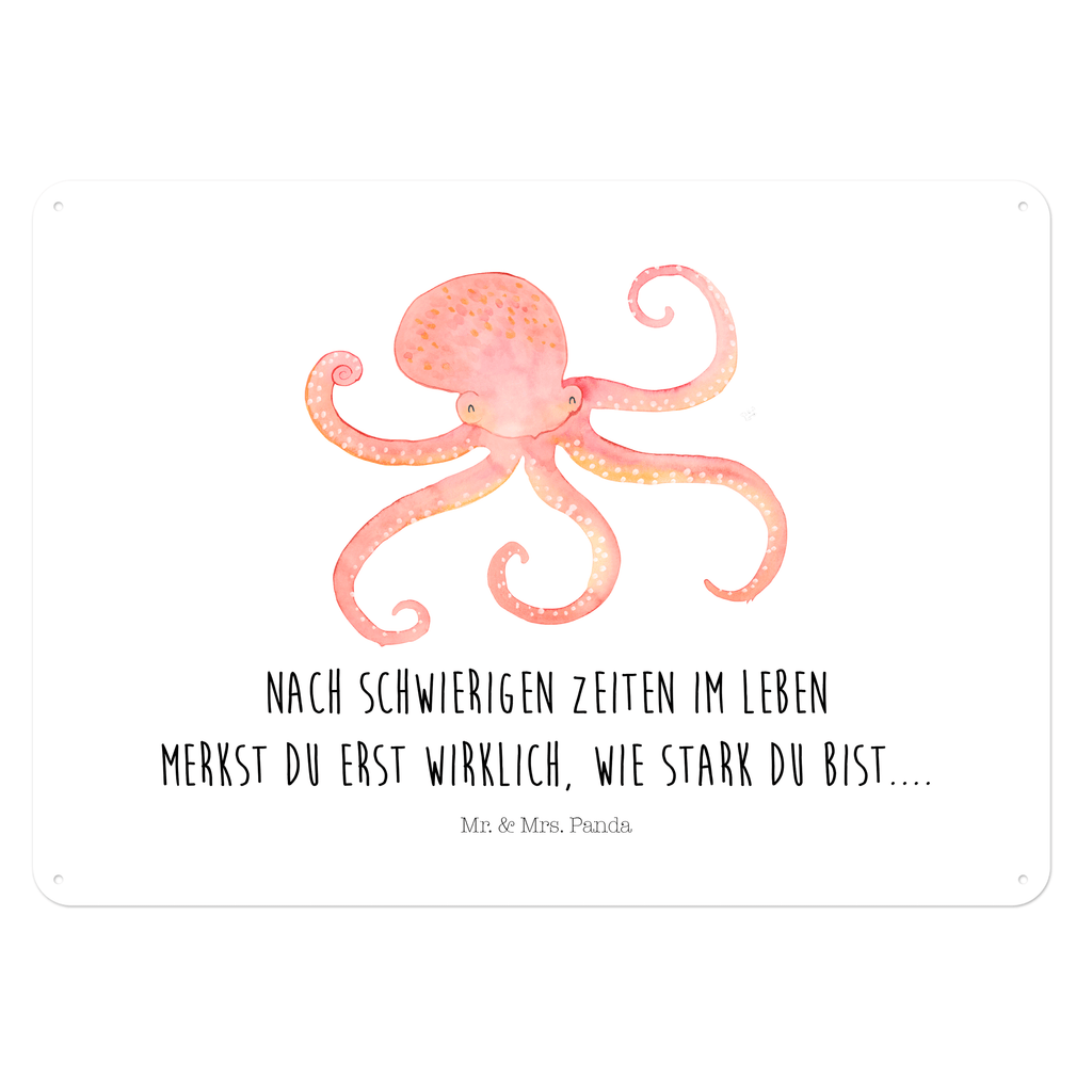 Blechschild Tintenfisch Meer, Meerestier, Krake, Tintenfisch, Arme, Wasser, Ozean Blechschild, Metallschild, Geschenk Schild, Schild, Magnet-Metall-Schild, Deko Schild, Wandschild, Wand-Dekoration, Türschild, Wandschild, Metallschild  süße Tiermotive, gute Laune, lustige Sprüche, Tiere