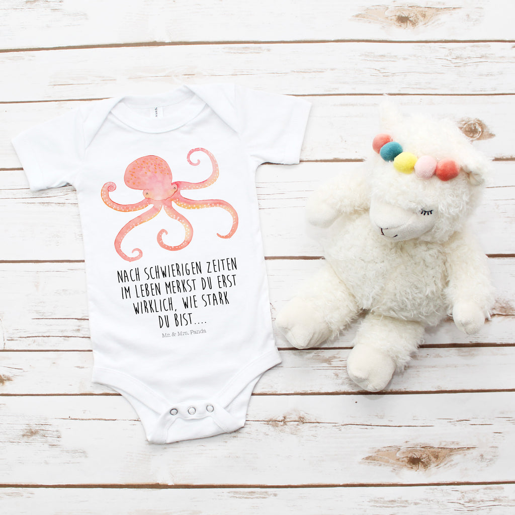 Organic Baby Body Tintenfisch Babykleidung, Babystrampler, Strampler, Wickelbody, Baby Erstausstattung, Junge, Mädchen, Tiermotive, Gute Laune, lustige Sprüche, Tiere, Meer, Meerestier, Krake, Tintenfisch, Arme, Wasser, Ozean