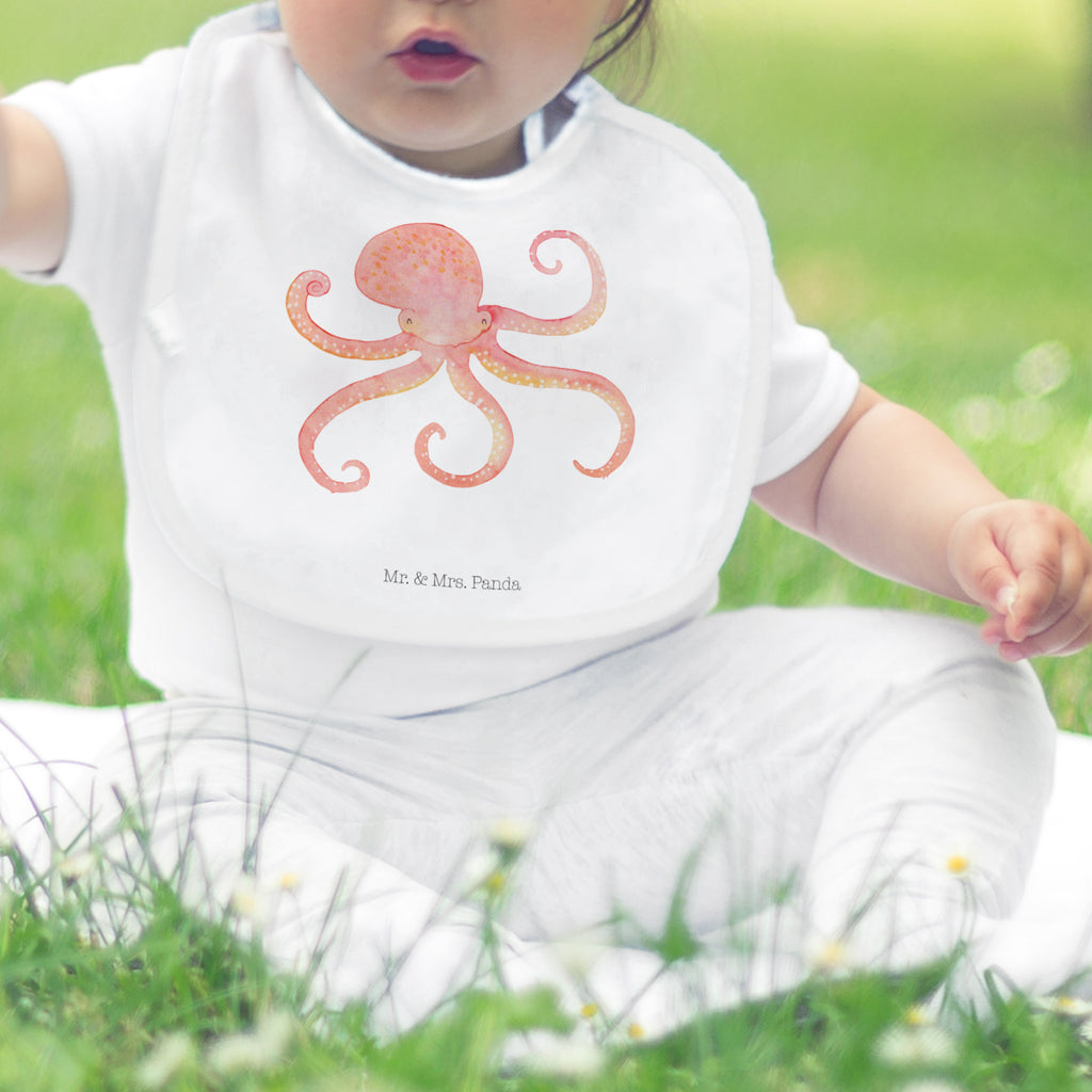 Organic Babylätzchen Tintenfisch Baby, Lätzchen, Spucktuch, Sabberlätzchen, Klettlätzchen, Babygeschenk, Baby Lätzchen, Geschenk für Geburt, Geschenk zur Geburt, Baby Spucktuch, Babyausstattung, Geschenkidee für Babyparty, Tiermotive, Gute Laune, lustige Sprüche, Tiere, Meer, Meerestier, Krake, Tintenfisch, Arme, Wasser, Ozean