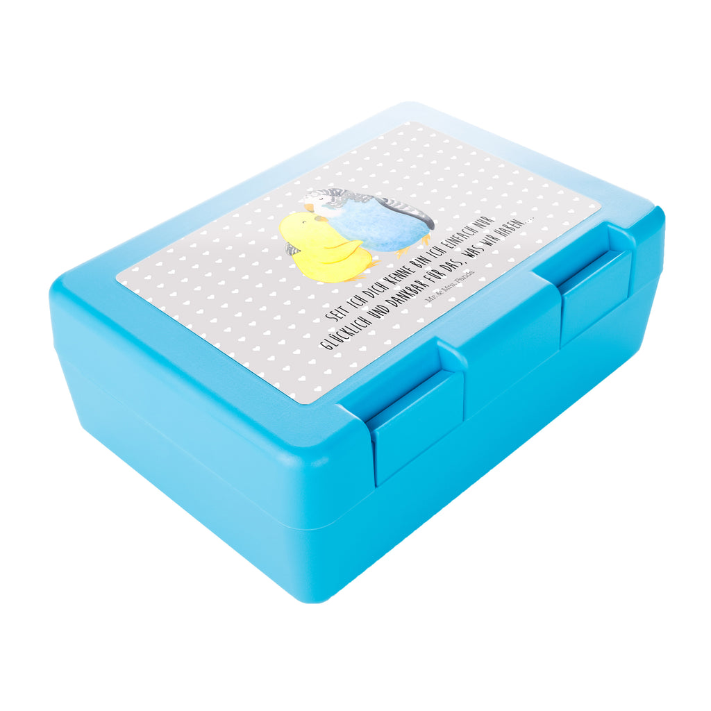 Brotdose Wellensittich Liebe Brotbox, Snackbox, Lunch box, Butterbrotdose, Brotzeitbox, Liebe, Partner, Freund, Freundin, Ehemann, Ehefrau, Heiraten, Verlobung, Heiratsantrag, Liebesgeschenk, Jahrestag, Hocheitstag, Vögel, Wellensittich, Nähe, Kuscheln, Vertrauen