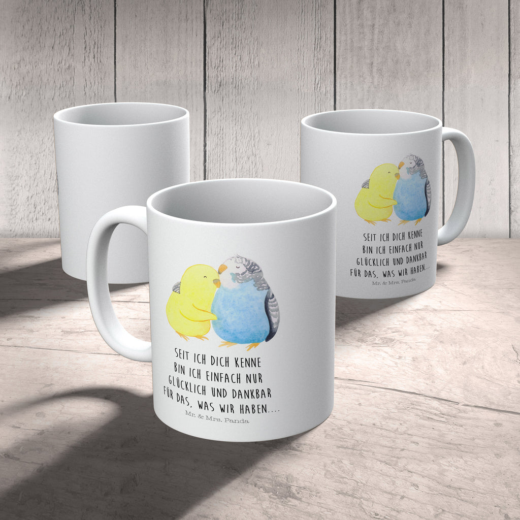 Kindertasse Wellensittich Liebe Kunststoff Tasse, Kindergarten, Tasse, Trinkbecher, Camping Becher, Kaffeetasse, Kunststoffbecher, Kindergartenbecher, Outdoorgeschirr, Kunststoffgeschirr, Reisebecher, Reisetasse, Kinderbecher, Liebe, Partner, Freund, Freundin, Ehemann, Ehefrau, Heiraten, Verlobung, Heiratsantrag, Liebesgeschenk, Jahrestag, Hocheitstag, Vögel, Wellensittich, Nähe, Kuscheln, Vertrauen