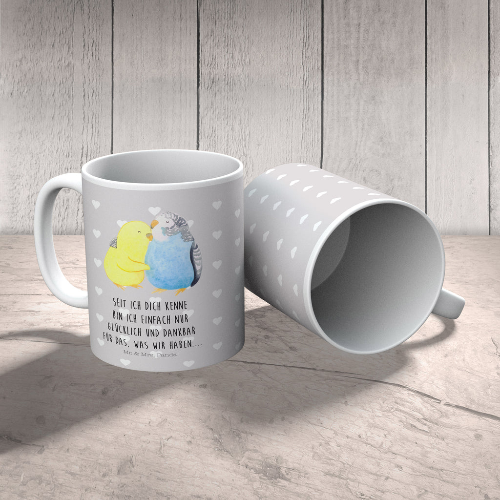Kindertasse Wellensittich Liebe Kunststoff Tasse, Kindergarten, Tasse, Trinkbecher, Camping Becher, Kaffeetasse, Kunststoffbecher, Kindergartenbecher, Outdoorgeschirr, Kunststoffgeschirr, Reisebecher, Reisetasse, Kinderbecher, Liebe, Partner, Freund, Freundin, Ehemann, Ehefrau, Heiraten, Verlobung, Heiratsantrag, Liebesgeschenk, Jahrestag, Hocheitstag, Vögel, Wellensittich, Nähe, Kuscheln, Vertrauen