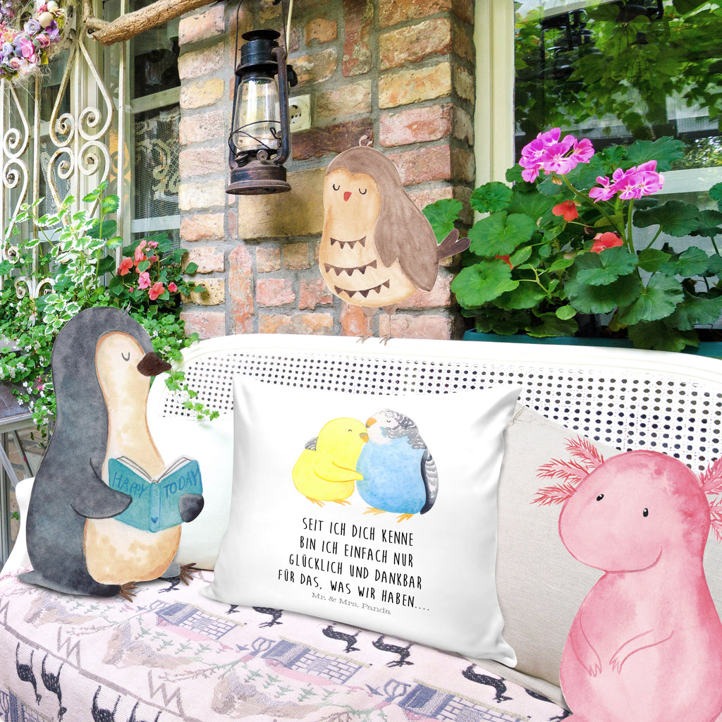 40x40 Kissen Wellensittich Liebe Kissenhülle, Kopfkissen, Sofakissen, Dekokissen, Motivkissen, Liebe, Partner, Freund, Freundin, Ehemann, Ehefrau, Heiraten, Verlobung, Heiratsantrag, Liebesgeschenk, Jahrestag, Hocheitstag, Vögel, Wellensittich, Nähe, Kuscheln, Vertrauen