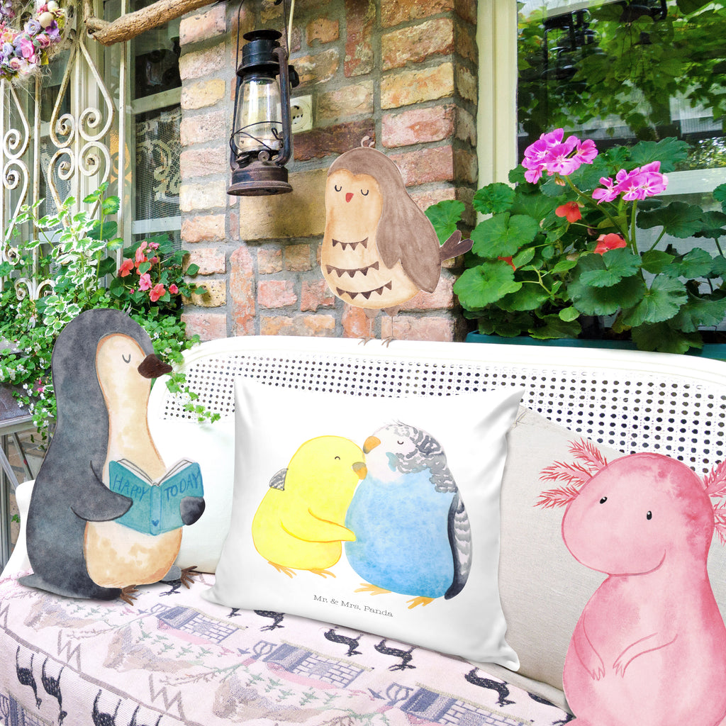 40x40 Kissen Wellensittich Liebe Kissenhülle, Kopfkissen, Sofakissen, Dekokissen, Motivkissen, Liebe, Partner, Freund, Freundin, Ehemann, Ehefrau, Heiraten, Verlobung, Heiratsantrag, Liebesgeschenk, Jahrestag, Hocheitstag, Vögel, Wellensittich, Nähe, Kuscheln, Vertrauen