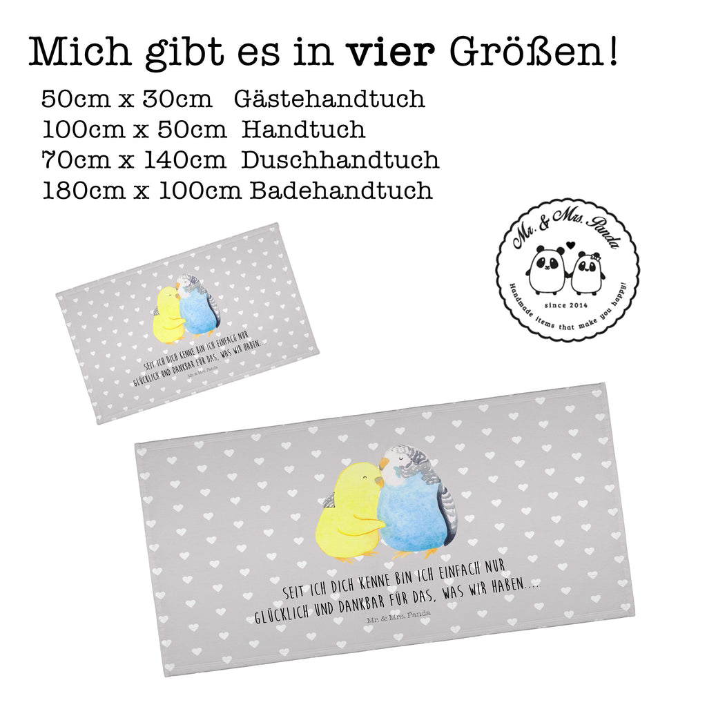 Gäste Handtuch Wellensittich Liebe Gästetuch, Reisehandtuch, Sport Handtuch, Frottier, Kinder Handtuch, Liebe, Partner, Freund, Freundin, Ehemann, Ehefrau, Heiraten, Verlobung, Heiratsantrag, Liebesgeschenk, Jahrestag, Hocheitstag, Vögel, Wellensittich, Nähe, Kuscheln, Vertrauen