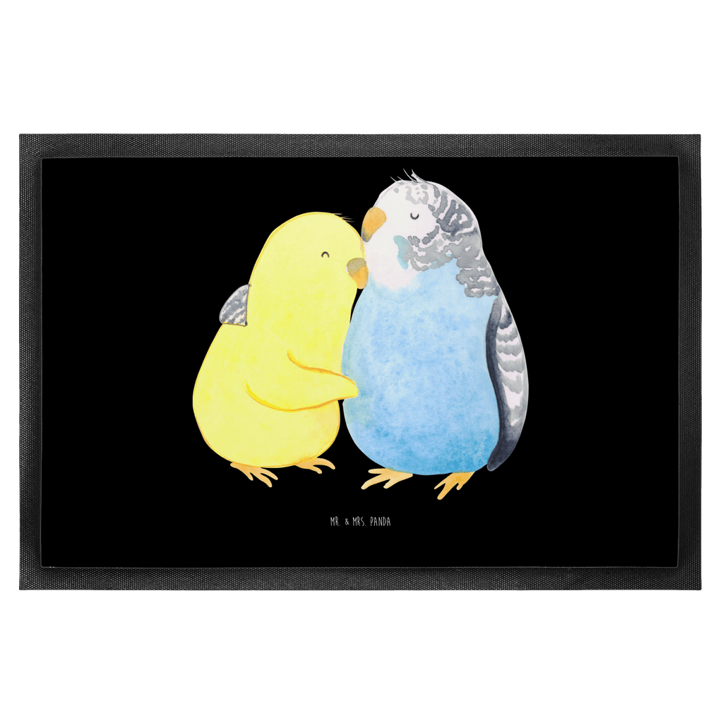 Fußmatte Wellensittich Liebe Liebe, Vögel, Wellensittich, Nähe, Kuscheln, Vertrauen Türvorleger, Schmutzmatte, Fußabtreter, Matte, Schmutzfänger, Fußabstreifer, Schmutzfangmatte, Türmatte, Motivfußmatte,  Haustürmatte, Vorleger  Liebe,  Partner, Freund, Freundin, Ehemann, Ehefrau, Heiraten, Verlobung, Heiratsantrag, Liebesgeschenk, Jahrestag, Hocheitstag