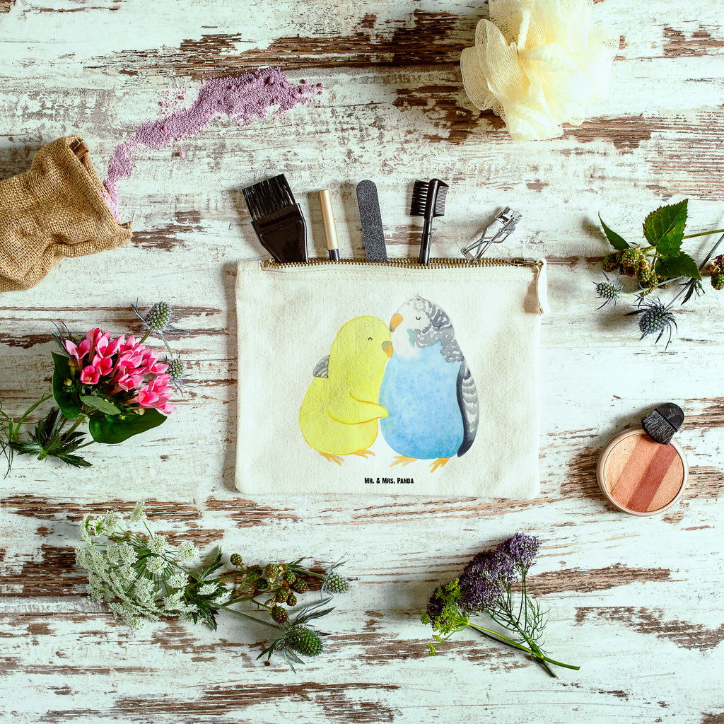 Schminktasche Wellensittich Liebe Schminktasche, Kosmetiktasche, Kosmetikbeutel, Stiftemäppchen, Etui, Federmappe, Makeup, XXL, Schminketui, Kosmetiketui, Schlamperetui, Liebe, Partner, Freund, Freundin, Ehemann, Ehefrau, Heiraten, Verlobung, Heiratsantrag, Liebesgeschenk, Jahrestag, Hocheitstag, Vögel, Wellensittich, Nähe, Kuscheln, Vertrauen