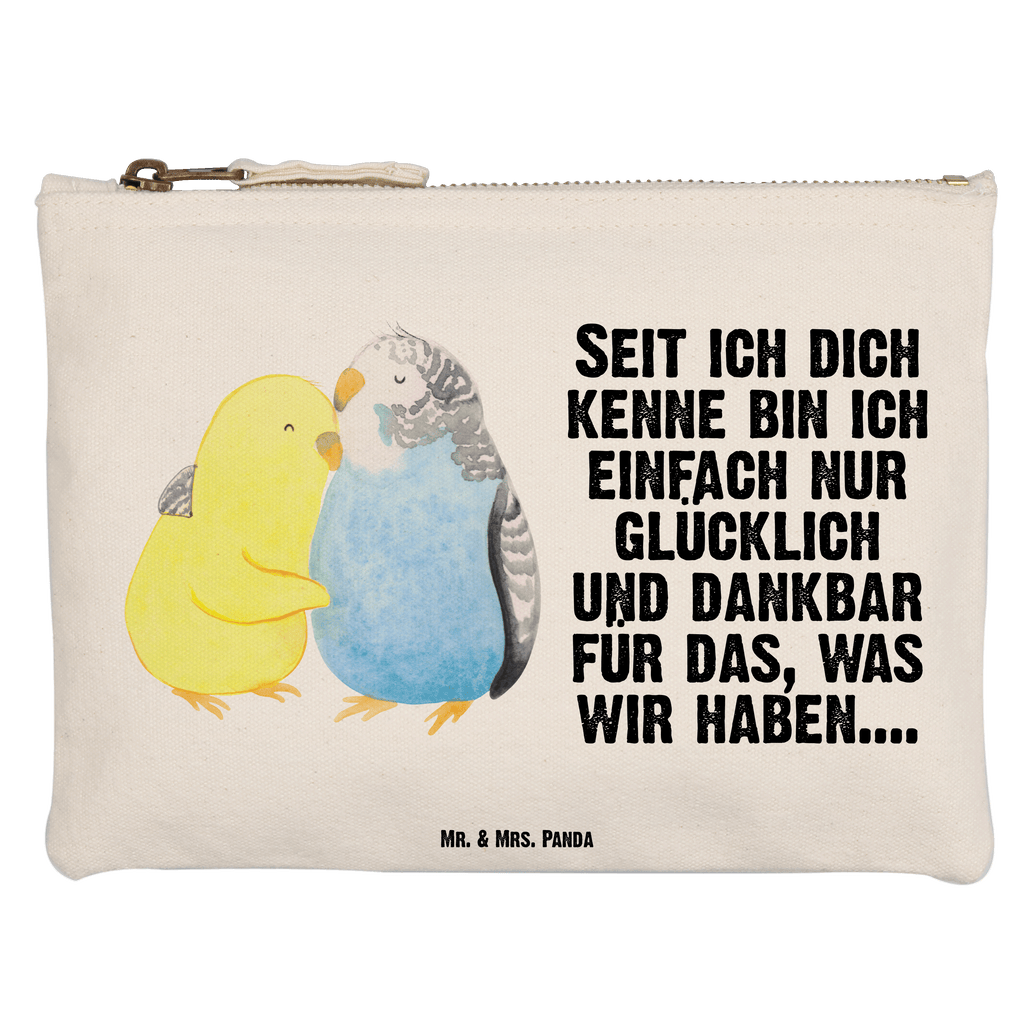 Schminktasche Wellensittich Liebe Schminktasche, Kosmetiktasche, Kosmetikbeutel, Stiftemäppchen, Etui, Federmappe, Makeup, XXL, Schminketui, Kosmetiketui, Schlamperetui, Liebe, Partner, Freund, Freundin, Ehemann, Ehefrau, Heiraten, Verlobung, Heiratsantrag, Liebesgeschenk, Jahrestag, Hocheitstag, Vögel, Wellensittich, Nähe, Kuscheln, Vertrauen