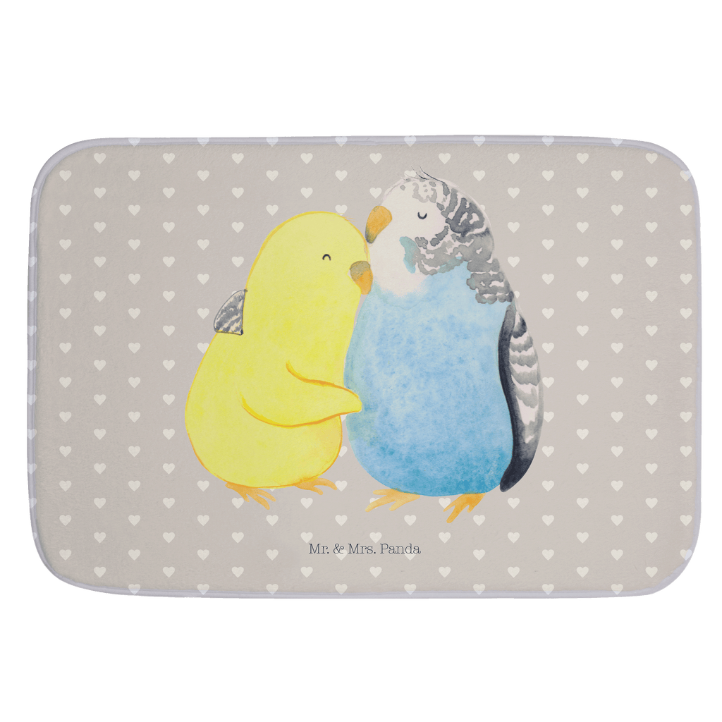 Badvorleger Wellensittich Liebe Badematte, Badteppich, Duschvorleger, Badezimmerteppich, Badezimmermatte, Badvorleger, Duschmatte, Duschteppich, Liebe, Partner, Freund, Freundin, Ehemann, Ehefrau, Heiraten, Verlobung, Heiratsantrag, Liebesgeschenk, Jahrestag, Hocheitstag, Vögel, Wellensittich, Nähe, Kuscheln, Vertrauen
