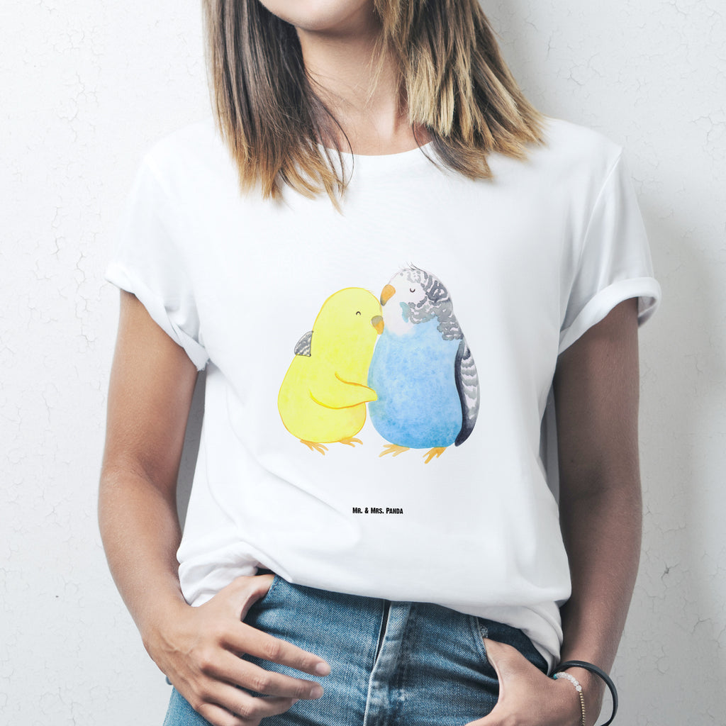 Größe XXL T-Shirt Wellensittich Liebe T-Shirt, Shirt, Tshirt, Lustiges T-Shirt, T-Shirt mit Spruch, Party, Junggesellenabschied, Jubiläum, Geburstag, Herrn, Damen, Männer, Frauen, Schlafshirt, Nachthemd, Sprüche, Liebe, Partner, Freund, Freundin, Ehemann, Ehefrau, Heiraten, Verlobung, Heiratsantrag, Liebesgeschenk, Jahrestag, Hocheitstag, Vögel, Wellensittich, Nähe, Kuscheln, Vertrauen
