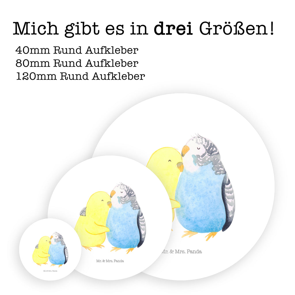 40mm Rund Aufkleber Wellensittich Liebe Sticker, Aufkleber, Etikett, Liebe, Partner, Freund, Freundin, Ehemann, Ehefrau, Heiraten, Verlobung, Heiratsantrag, Liebesgeschenk, Jahrestag, Hocheitstag, Vögel, Wellensittich, Nähe, Kuscheln, Vertrauen