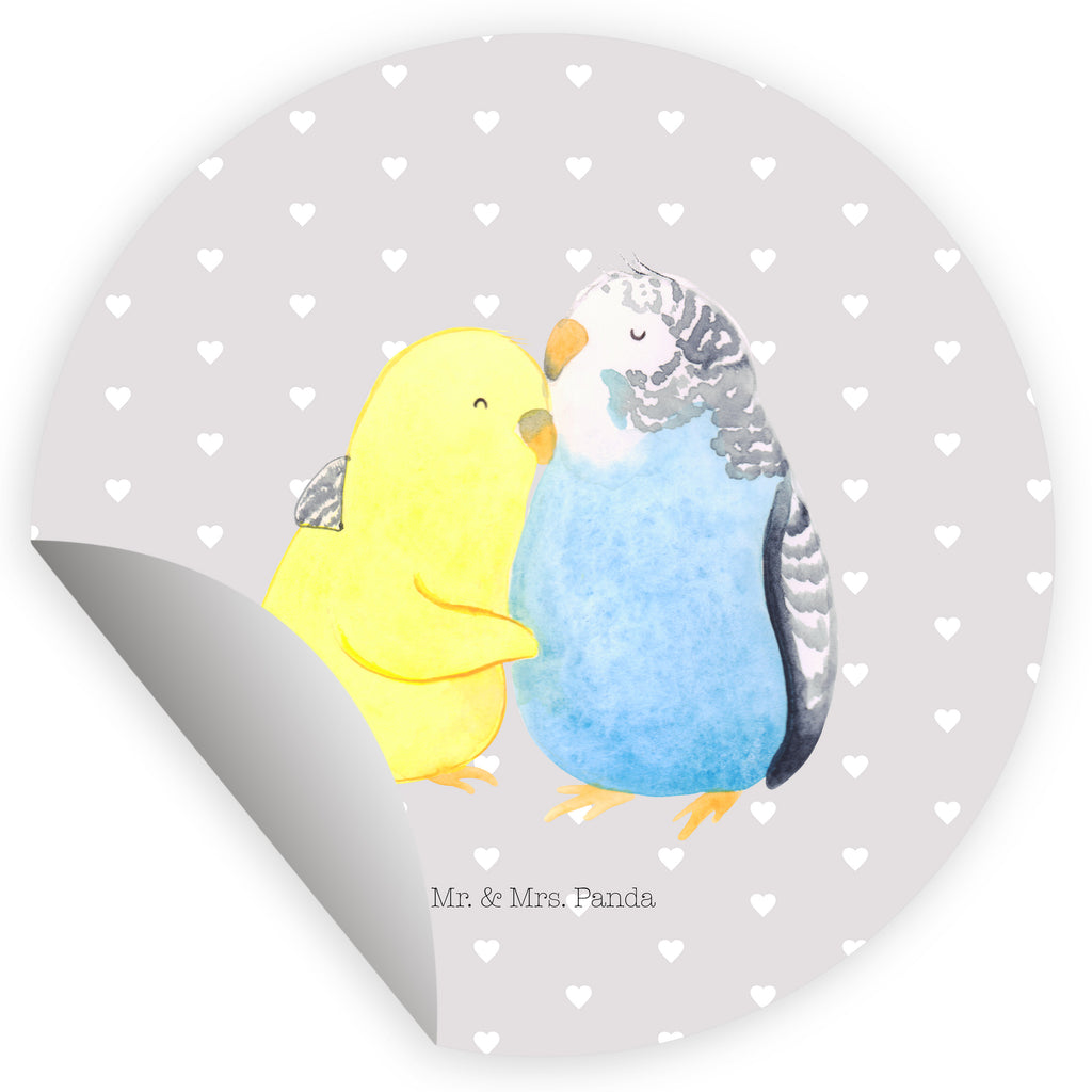 40mm Rund Aufkleber Wellensittich Liebe Sticker, Aufkleber, Etikett, Liebe, Partner, Freund, Freundin, Ehemann, Ehefrau, Heiraten, Verlobung, Heiratsantrag, Liebesgeschenk, Jahrestag, Hocheitstag, Vögel, Wellensittich, Nähe, Kuscheln, Vertrauen