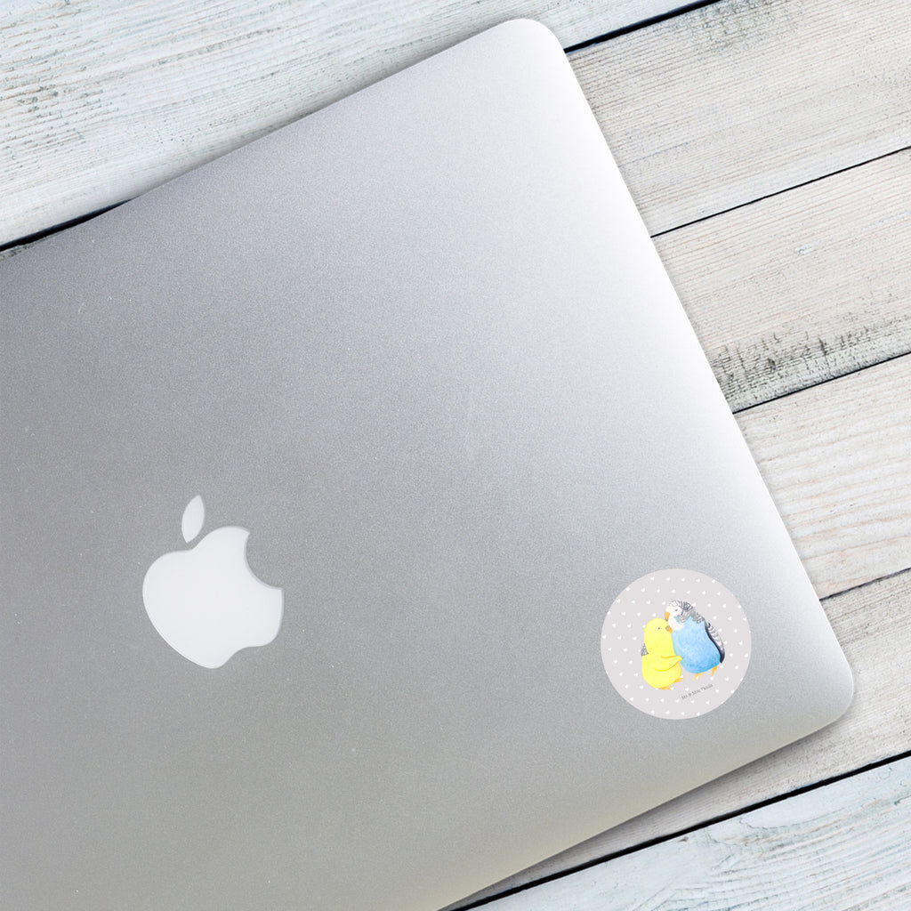 40mm Rund Aufkleber Wellensittich Liebe Sticker, Aufkleber, Etikett, Liebe, Partner, Freund, Freundin, Ehemann, Ehefrau, Heiraten, Verlobung, Heiratsantrag, Liebesgeschenk, Jahrestag, Hocheitstag, Vögel, Wellensittich, Nähe, Kuscheln, Vertrauen