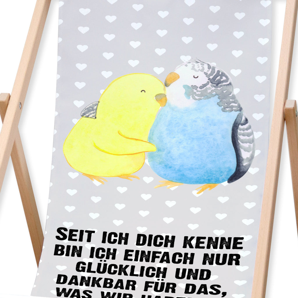 Gartenliege Wellensittich Liebe Sonnenliege, Strandliege, Liege, Liegestuhl, Gartenliege, Gartenstuhl, Liebe, Partner, Freund, Freundin, Ehemann, Ehefrau, Heiraten, Verlobung, Heiratsantrag, Liebesgeschenk, Jahrestag, Hocheitstag, Vögel, Wellensittich, Nähe, Kuscheln, Vertrauen