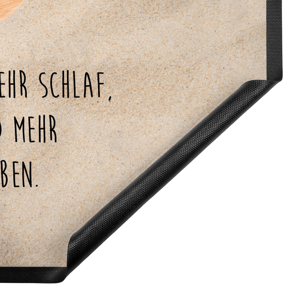 Fußmatte Wüstenfuchs Blumenkranz Afrika, Wüste, Wüstenfuchs, Blumen, Blumenkranz, Glücklich,  Türvorleger, Schmutzmatte, Fußabtreter, Matte, Schmutzfänger, Fußabstreifer, Schmutzfangmatte, Türmatte, Motivfußmatte,  Haustürmatte, Vorleger  Afrika, Wildtiere