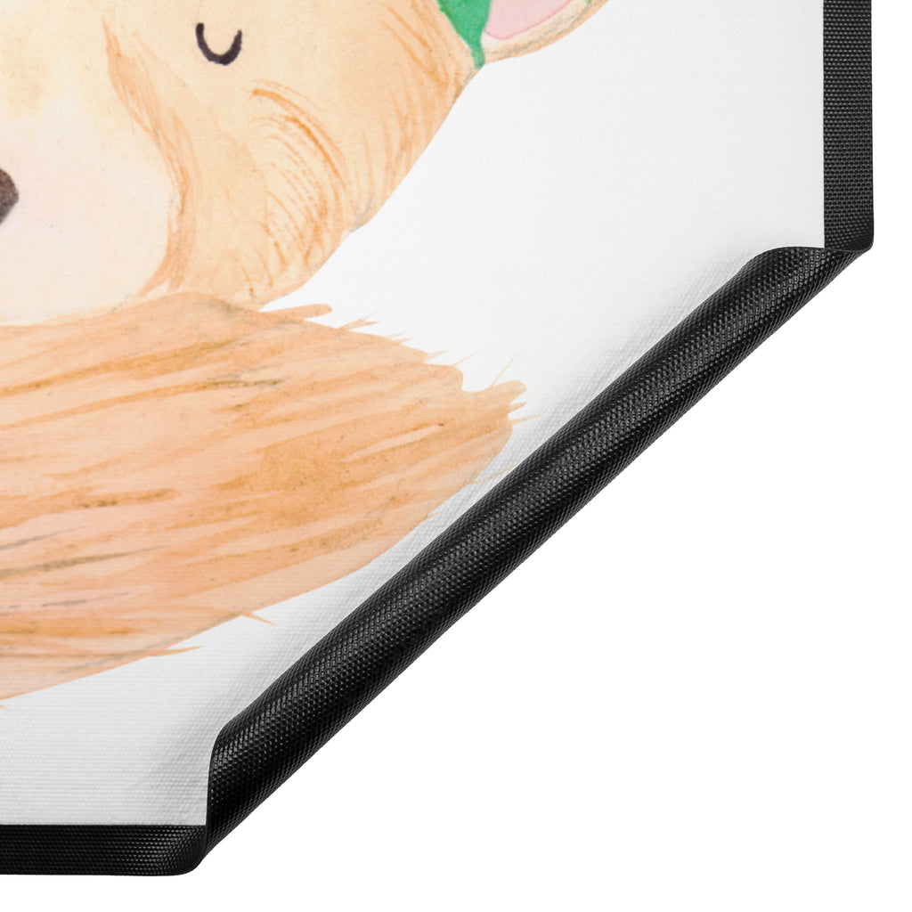 Fußmatte Wüstenfuchs Blumenkranz Afrika, Wüste, Wüstenfuchs, Blumen, Blumenkranz, Glücklich,  Türvorleger, Schmutzmatte, Fußabtreter, Matte, Schmutzfänger, Fußabstreifer, Schmutzfangmatte, Türmatte, Motivfußmatte,  Haustürmatte, Vorleger  Afrika, Wildtiere