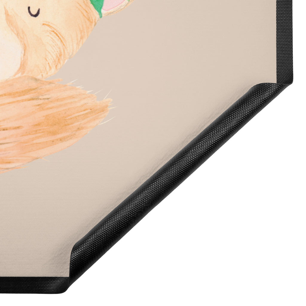 Fußmatte Wüstenfuchs Blumenkranz Afrika, Wüste, Wüstenfuchs, Blumen, Blumenkranz, Glücklich,  Türvorleger, Schmutzmatte, Fußabtreter, Matte, Schmutzfänger, Fußabstreifer, Schmutzfangmatte, Türmatte, Motivfußmatte,  Haustürmatte, Vorleger  Afrika, Wildtiere