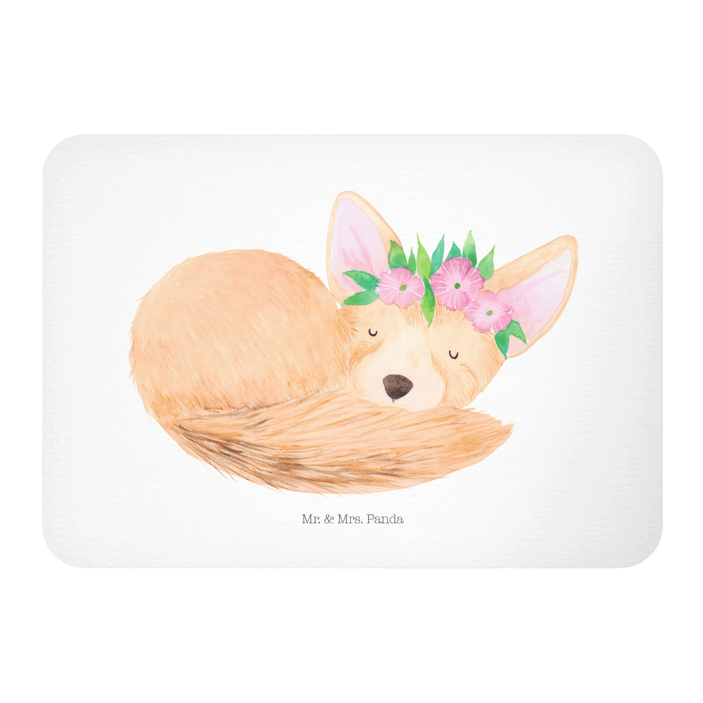 Magnet Wüstenfuchs Blumenkranz Kühlschrankmagnet, Pinnwandmagnet, Souvenir Magnet, Motivmagnete, Dekomagnet, Whiteboard Magnet, Notiz Magnet, Kühlschrank Dekoration, Afrika, Wildtiere, Wüste, Wüstenfuchs, Blumen, Blumenkranz, Glücklich