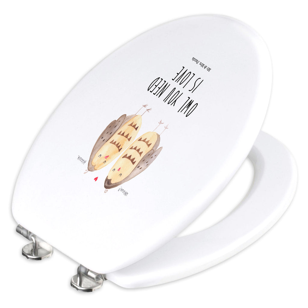 Motiv WC Sitz Eule Liebe Klobrille, Klodeckel, Toilettendeckel, WC-Sitz, Toilette, Eule, Eule Deko, Liebe, Hochzeit Spruch, Owl, All you need is love, Liebe Spruch, Freundin Geschenk, Freund, Wortspiel lustig