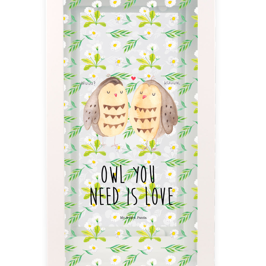 Deko Laterne Eule Liebe Gartenlampe, Gartenleuchte, Gartendekoration, Gartenlicht, Laterne  kleine Laternen, XXL Laternen, Laterne groß, Eule, Eule Deko, Liebe, Hochzeit Spruch, Owl, All you need is love, Liebe Spruch, Freundin Geschenk, Freund, Wortspiel lustig