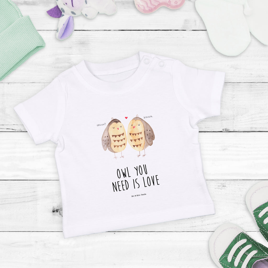 Organic Baby Shirt Eule Liebe Baby T-Shirt, Jungen Baby T-Shirt, Mädchen Baby T-Shirt, Shirt, Eule, Eule Deko, Liebe, Hochzeit Spruch, Owl, All you need is love, Liebe Spruch, Freundin Geschenk, Freund, Wortspiel lustig