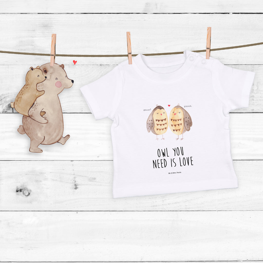 Organic Baby Shirt Eule Liebe Baby T-Shirt, Jungen Baby T-Shirt, Mädchen Baby T-Shirt, Shirt, Eule, Eule Deko, Liebe, Hochzeit Spruch, Owl, All you need is love, Liebe Spruch, Freundin Geschenk, Freund, Wortspiel lustig