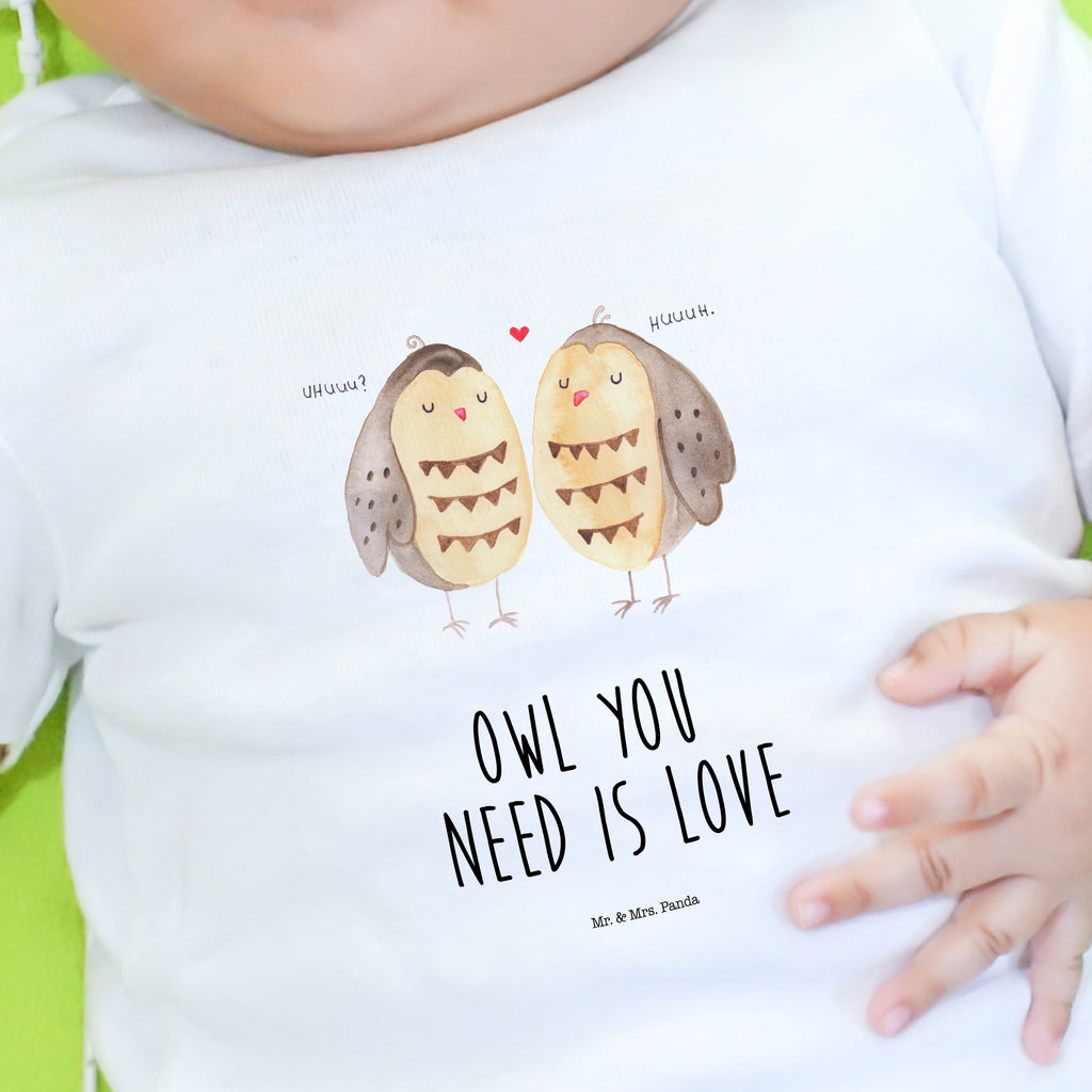 Organic Baby Shirt Eule Liebe Baby T-Shirt, Jungen Baby T-Shirt, Mädchen Baby T-Shirt, Shirt, Eule, Eule Deko, Liebe, Hochzeit Spruch, Owl, All you need is love, Liebe Spruch, Freundin Geschenk, Freund, Wortspiel lustig