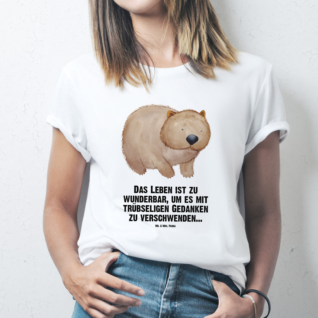 Größe XL T-Shirt Wombat T-Shirt, Shirt, Tshirt, Lustiges T-Shirt, T-Shirt mit Spruch, Party, Junggesellenabschied, Jubiläum, Geburstag, Herrn, Damen, Männer, Frauen, Schlafshirt, Nachthemd, Sprüche, Tiermotive, Gute Laune, lustige Sprüche, Tiere, Wombat, Das Leben ist schön, Motivation, Spruch, Australien