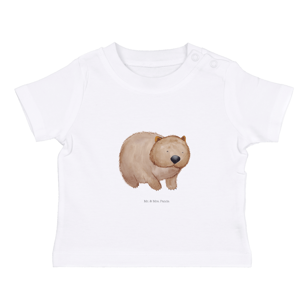 Organic Baby Shirt Wombat Baby T-Shirt, Jungen Baby T-Shirt, Mädchen Baby T-Shirt, Shirt, Tiermotive, Gute Laune, lustige Sprüche, Tiere, Wombat, Das Leben ist schön, Motivation, Spruch, Australien