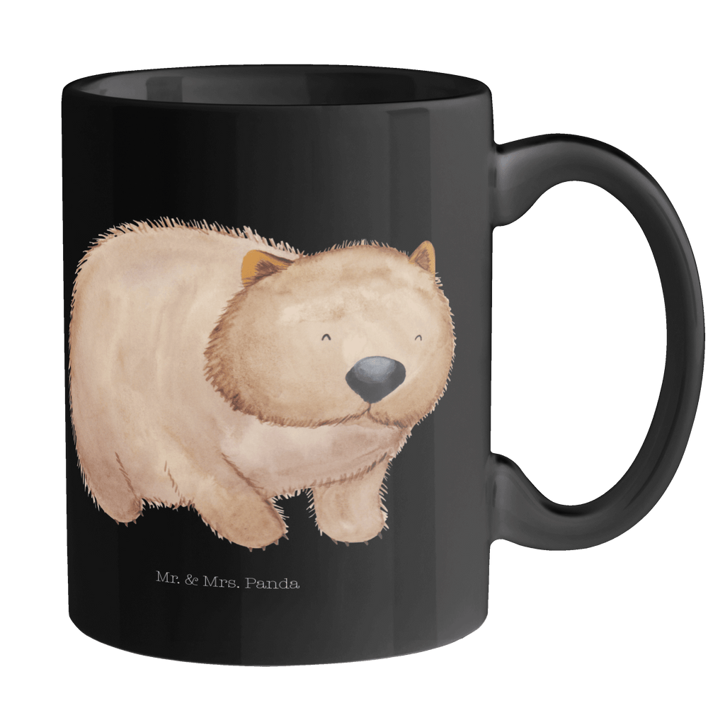Tasse Wombat Wombat, Das Leben ist schön, Motivation, Spruch, Australien, 	 Becher, Kaffeetasse, Kaffeebecher, Tee, Frühstück, Büro  süße Tiermotive, gute Laune, lustige Sprüche, Tiere